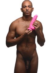 POP 8.25" Dildo with Balls - Pink-thumb-8
