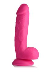 POP 8.25" Dildo with Balls - Pink-thumb-1