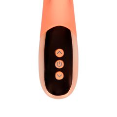 Ultra Soft Silicone Rabbit Vibrator - Ceramic Peach-thumb-8