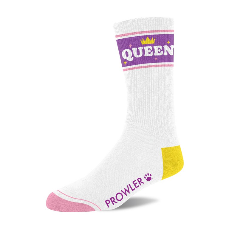 Prowler Queen Socks - White/Purple