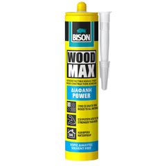 ΞΥΛΟΚΟΛΛΑ WOOD MAX 320gr ΔΙΑΦΑΝΗ BISON NL12 7001730