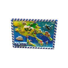 Tουριστικό μαγνητάκι Souvenir – Σετ 12pcs - Resin Magnet - Chalkidiki - 678302