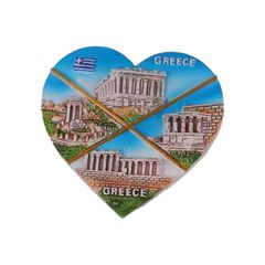 Tουριστικό μαγνητάκι Souvenir – Σετ 12pcs - Resin Magnet - Greece - 678039