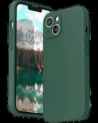 Matt TPU case for protect lens iPhone 15 Plus Forest Green