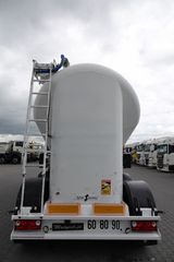 Spitzer 2001 Ρυμουλκούμενο τσιμέντου SPITZER / 37.000 L / Σιλό / 3 θάλαμοι / Άξονες ασφαλείας / Ζάντες-thumb-11