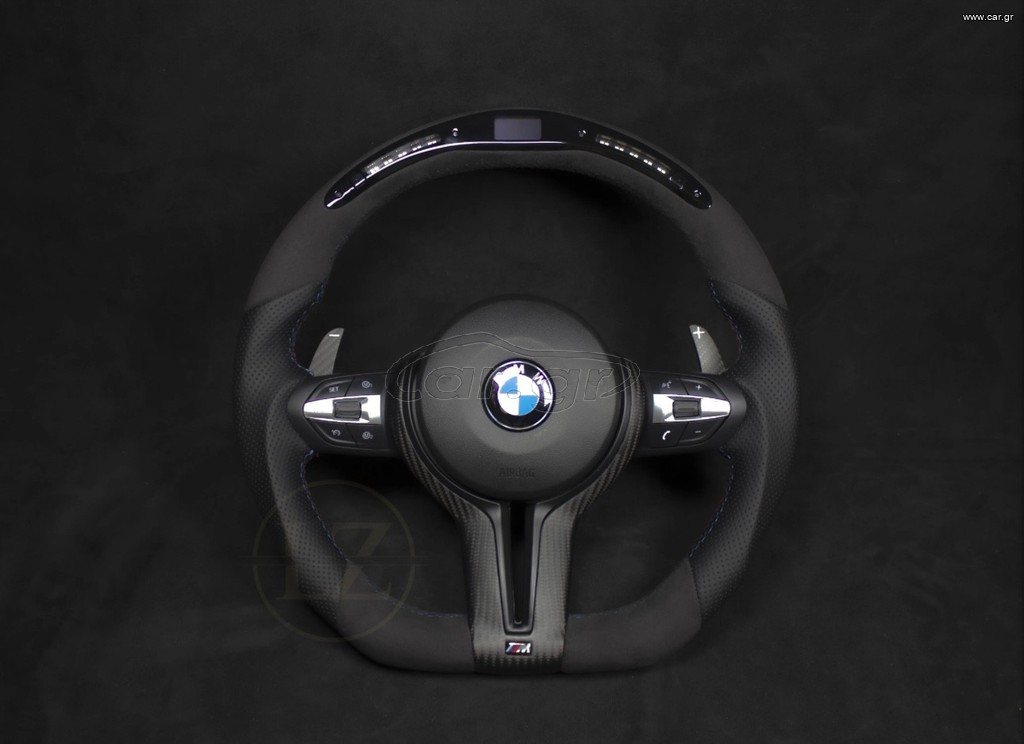 Τιμόνι Alcadara για BMW με LED οθόνη μαζί με αερόσακο