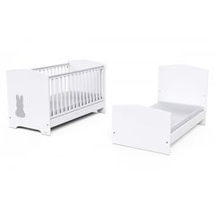 Βρεφικό Κρεβάτι Casababy Rabbit μαζί με στρώμα Greco Strom
