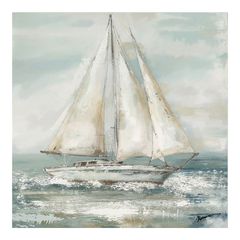 Πίνακας σε καμβά Siedo I Inart με πλαίσιο 70x3.5x70εκ