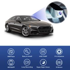 Audi A5 8T (Factory Look) 2K OEM Κάμερα Καταγραφής - Κρυφό DVR 2K FHD για AUDI A5 (2011-2016) μαύρο ή γκρι