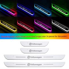 VW Logo Φωτιζόμενα Μαρσπιέ Πόρτας (4τμχ) Dynamic Ambient Light 11 εφέ Φωτισμού ασύρματη εγκατάσταση