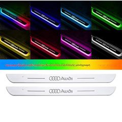Audi Logo Φωτιζόμενα Μαρσπιέ Πόρτας (2τμχ) Dynamic Ambient Light 11 εφέ Φωτισμού ασύρματη εγκατάσταση