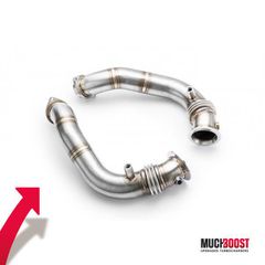 S63 BMW De-Cat Downpipe F07 GT, F10, F11, F12, 550i, 650i, 750i, X5, X6 N63, S63