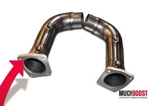 3.8 Porsche De-Cat Downpipe 911 Turbo, 911 Turbo S 997.2