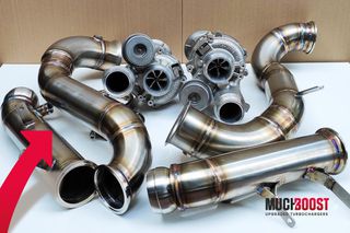M177 Mercedes De-Cat/Sport-Cat Downpipe 4.0 BiTurbo GLC63 AMG GLC63s