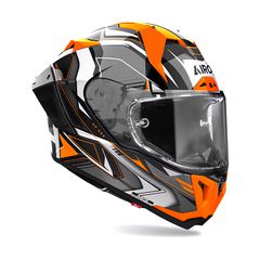 Airoh GP800 Must Orange Gloss + Extra Dark Smoke Ζελατίνα-thumb-1