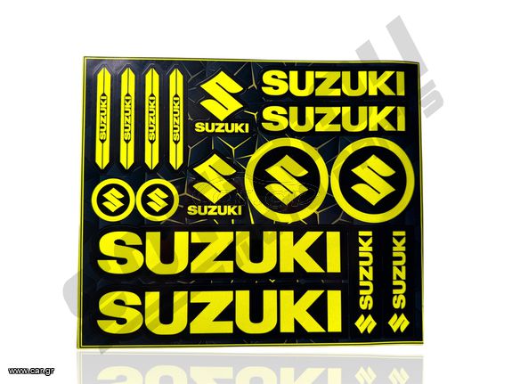 ΚΑΡΤΕΛΑ ΑΥΤΟΚΟΛΛΗΤΑ SUZUKI ΚΙΤΡΙΝΑ