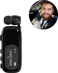 Ακουστικό πέτου Bluetooth Handsfree Takemore T98 μαύρο