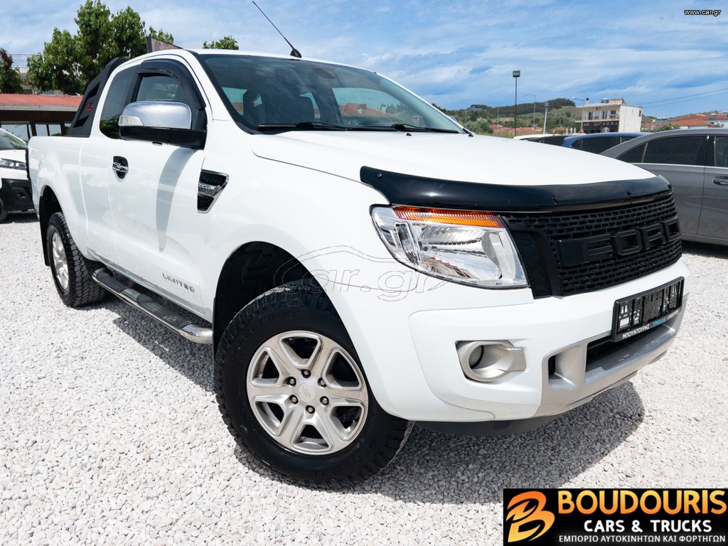 Pickup - Αγροτικό Ford 2015 RANGER 2.2 LIMITED EDITION 150PS/1,5 ΚΑΜΠΙΝΑ/ΔΕΡΜΑΤΙΝΑ ΚΑΘΙΣΜΑΤΑ/CRUISE CONTROL