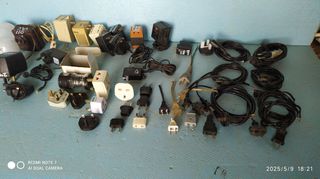 μετασχηματιστές,φορτιστές,τροφοδοτικά,adaptors,φις,καλώδια,λάμπες,110-240 VAC,τεμ.35,ολα μαζί 20€