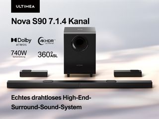 ULTIMEA U4420 Nova S90 Dolby Atmos 7,1,4 Ultra Slim Soundbar 740 WATT