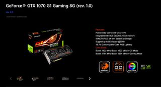 N-Vidia Gigabyte GeForce GTX 1070 "8GB"