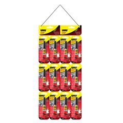 UHU ΚΟΛΛΕΣ ΣΤΙΓΜΗΣ SUPER GLUE ΚΡΕΜΑΣΤΟ ΣΕΤ 12X3GR (7002404)