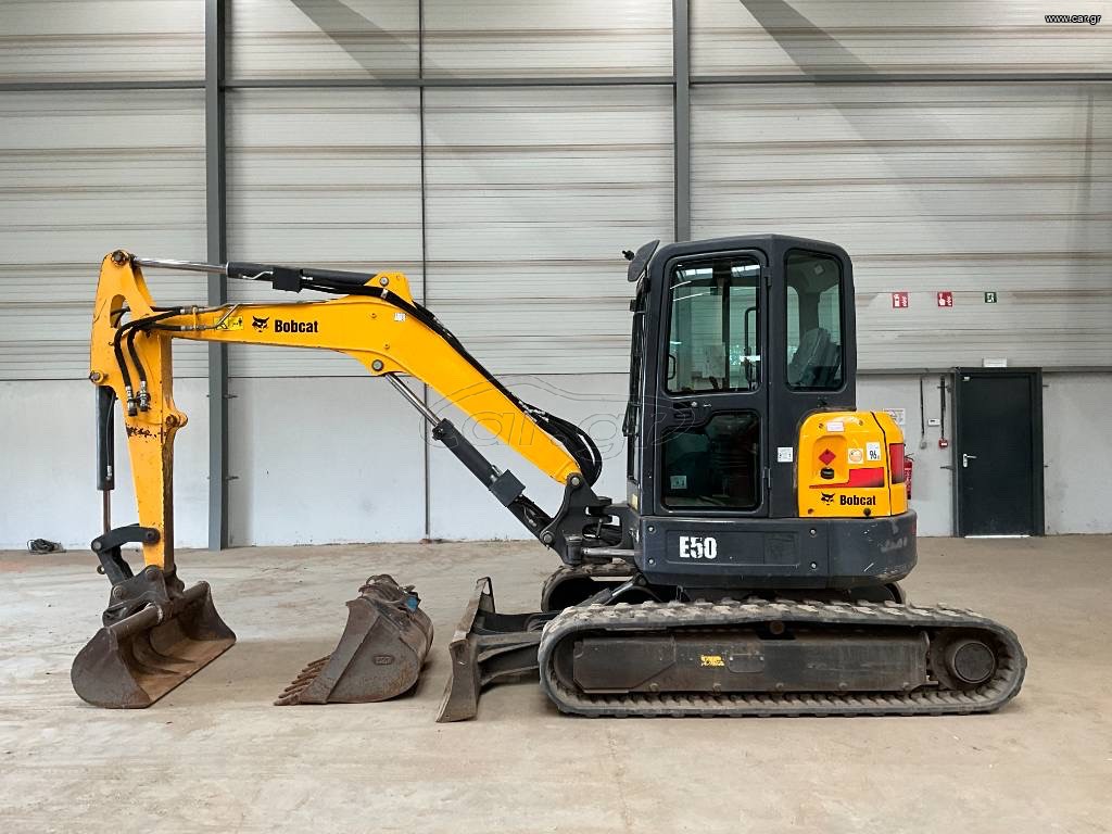 Εκσκαφέας Με Ερπύστριες Bobcat 2016 E 50