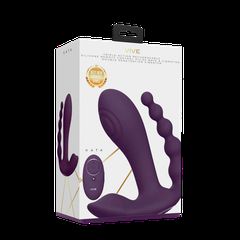 Kata - Pulse Wave & Vibrating Double Penetration Vibrator - Purple-thumb-4
