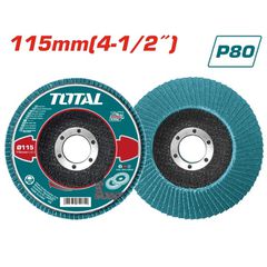 Πολύπτερο Γυαλίσματος TOTAL 115mm P80 για ΙΝΟΧ ( TAC641153 )