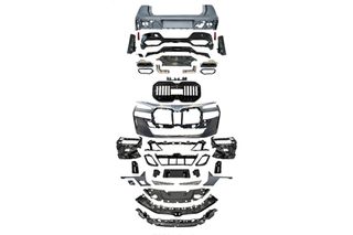 M760 full body kit BMW 7 Series G70  2023+ με κάποια έξτρα έτοιμα gloss black parts