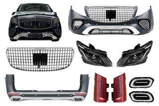 Full body kit μαζί με φανάρια Mercedes V class W447 2014-2019