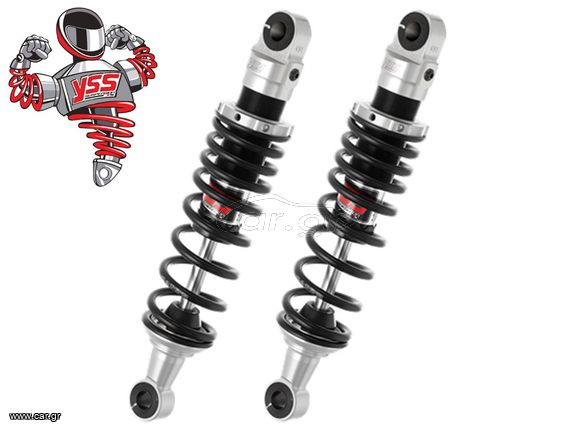 ΑΜΟΡΤΙΣΕΡ ΠΙΣΩ ΣΕΤ YAMAHA XV 125 / XV 250 VIRAGO / XVS 125 / XVS 250 DRAGSTAR ΑΖΩΤΟΥ-ΛΑΔΙΟΥ 30cm YSS