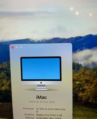 APPLE iMAC 27'' 5K i5/16GB/500SSD/RADEON 5500XT 8GB/MacOs - 2019