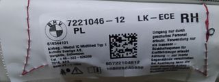 ΠΕΤΡΟΠΟΥΛΟΣ ΔΕΞΙ AIRBAG ΟΡΟΦΗΣ BMW SERIES 1 ( F21/20 ) 2016-  7221046-12