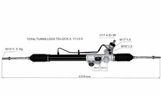 ΚΡΕΜΑΡΓΙΕΡΑ ISUZU DMAX '03-'07/ '07-'11 4WD