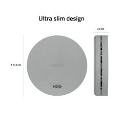 Hombli - Smart Smoke Detector Grey / Electronics-thumb-2