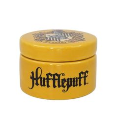HARRY POTTER - Hufflepuff - Ceramic Round Box-thumb-1