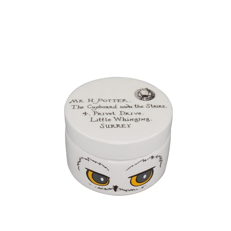HARRY POTTER - Hedwig - Ceramic Round Box