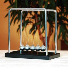 Mikamax - Giant Newton's Cradle - Wood & Steel Version