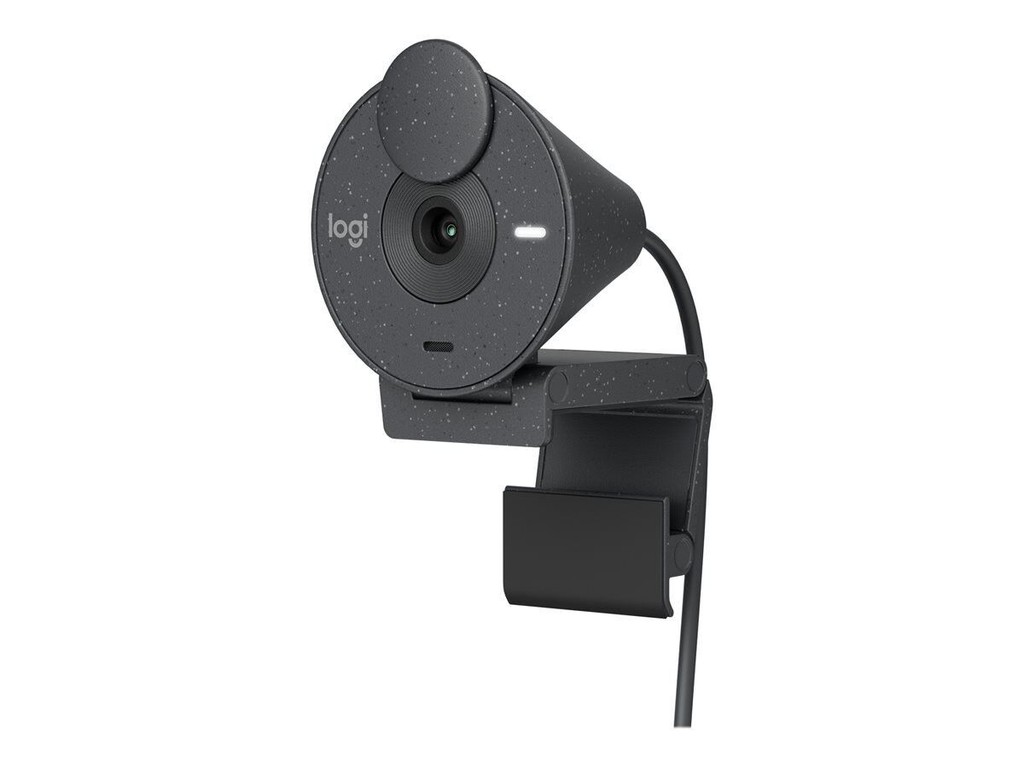 Logitech - Brio 300 Full HD webcam, Graphite / Computers