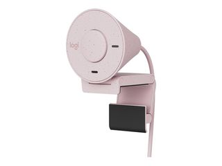 Logitech - Brio 300 Full HD webcam, Rose / Computers-thumb-2