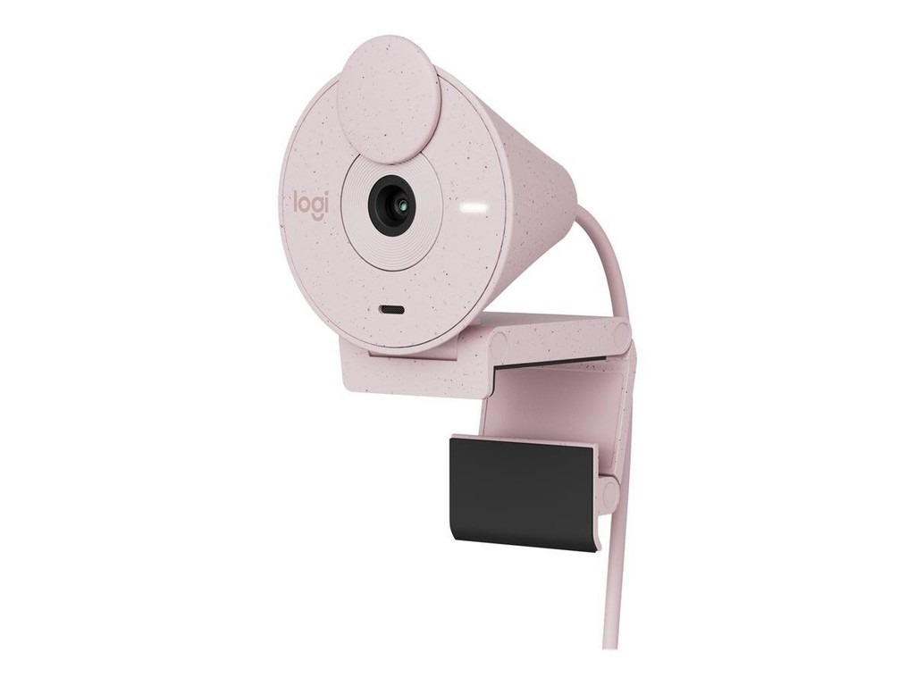 Logitech - Brio 300 Full HD webcam, Rose / Computers