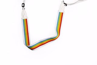 Polaroid - Camera Strap Flat For Polaroid Cameras - Rainbow White / Electronics