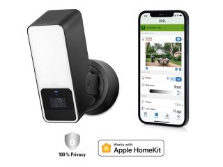 Eve - Outdoor Cam - Secure floodlight camera with Apple HomeKit Secure Video technology-thumb-1