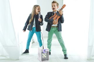 Stars - Karaoke Machine - White (30218)-thumb-1