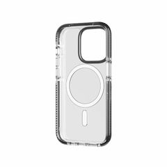 Tech21 - Evo Crystal MagSafe iPhone 14 Pro Cover - Clear / Graphite Black / Electronics-thumb-4