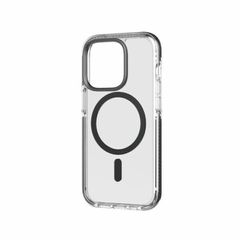 Tech21 - Evo Crystal MagSafe iPhone 14 Pro Cover - Clear / Graphite Black / Electronics-thumb-2