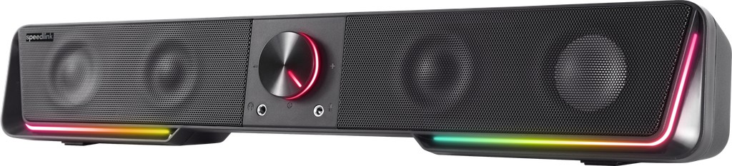 Speedlink - GRAVITY RGB Stereo Soundbar, black / Electronics