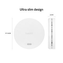 Hombli - Smart Smoke Detector White / Electronics-thumb-3