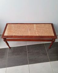 Vintage Τραπεζάκι Σαλονιού με Μάρμαρο